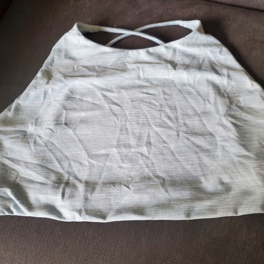 Victoria's Secret Heathered Blue Active Top